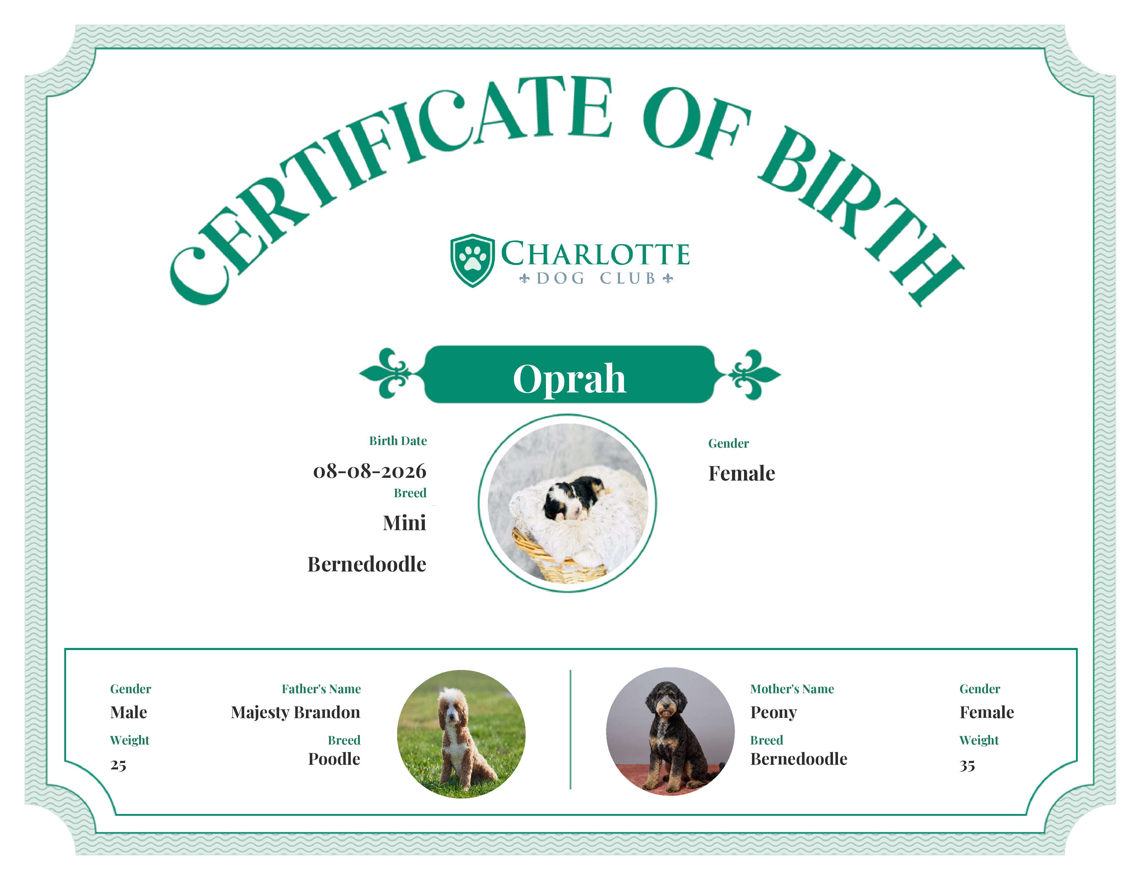 Oprah's Birth Certificate